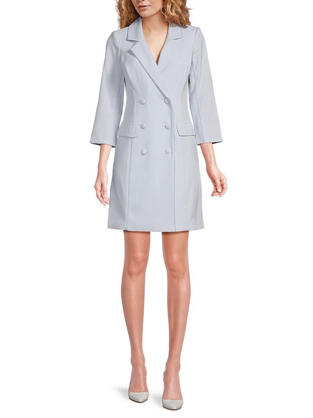 Double-Breasted Blazer Minidress