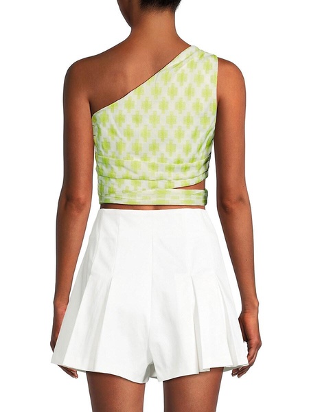 Oak Print Crop Top
