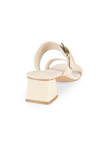 Caverie Faux Leather Buckle Sandals