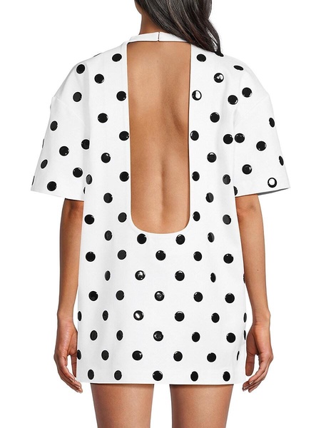 Polka Dot T-Shirt Minidress