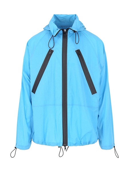 Cord Lock Hooded Zip Jacket