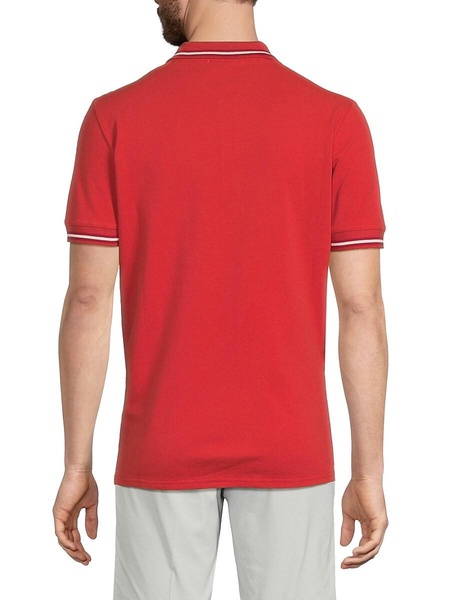 Contrast Tipped Cotton Polo