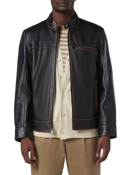 Caruso Leather Racing Jacket
