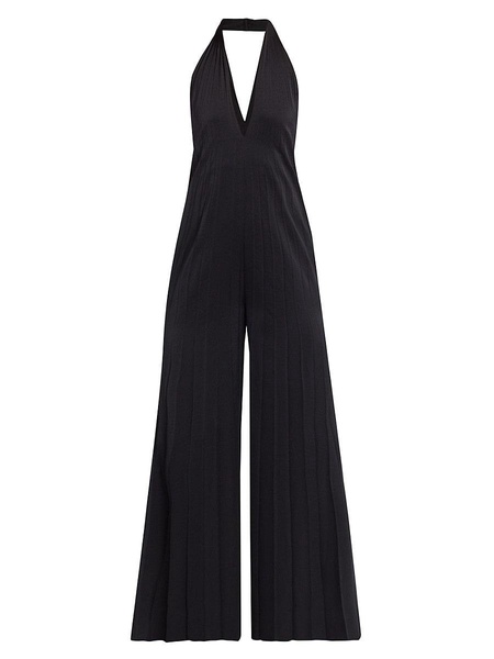 Rio Pleated Halter Jumpsuit