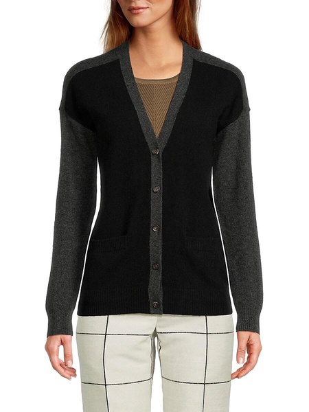 Cashmere Colorblock Cardigan