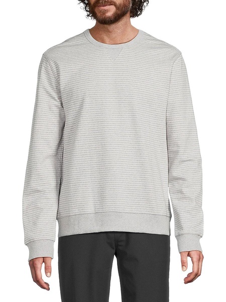 Striped Fleece Sweatshirt