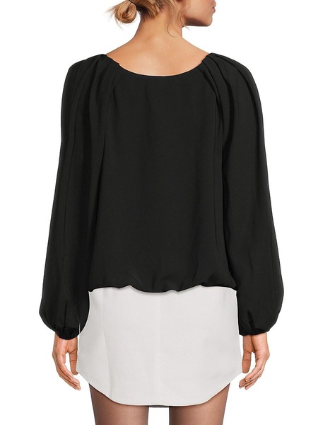 Naderre Scalloped Hem Top