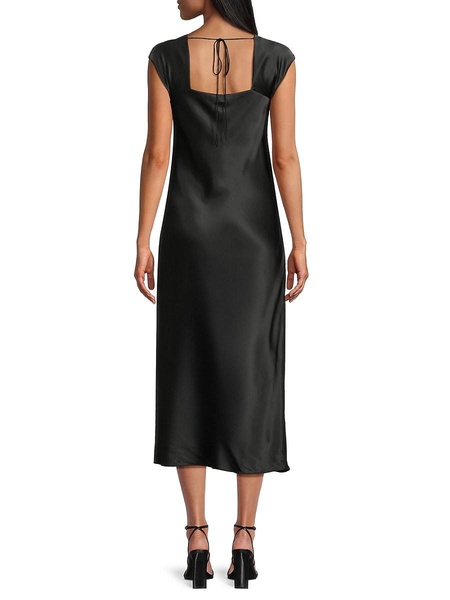 Remy Lace Silk Midi-Dress