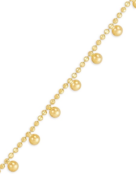 14K Yellow Gold 18" Bead Chain Necklace