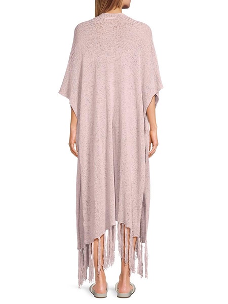 Summer Breeze Knit Fringe Coverup Kimono