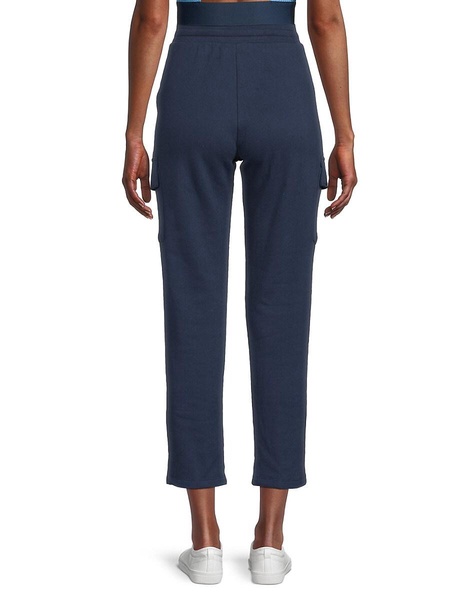 Fleece Drawstring Cropped Pants