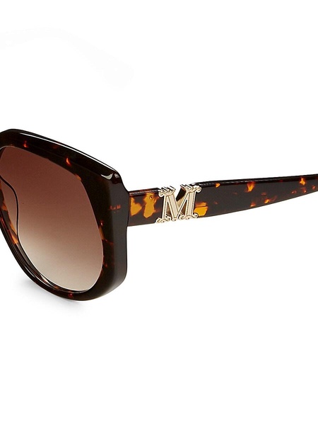 58MM Square Shield Sunglasses