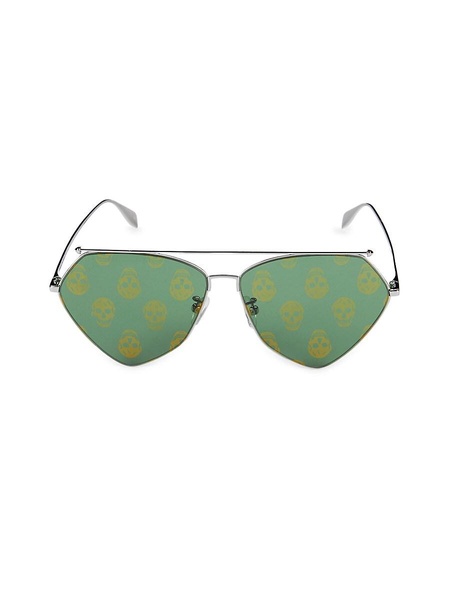 62MM Aviator Sunglasses