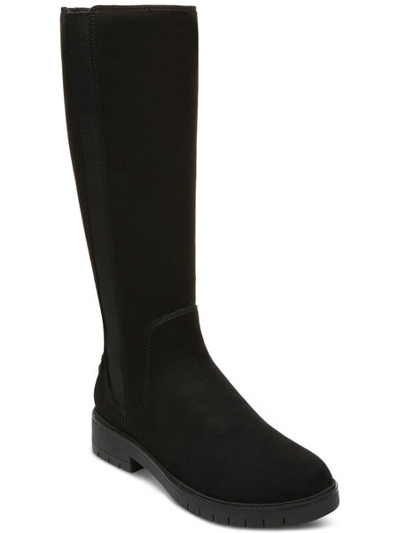 gwynn womens faux leather casual knee-high boots