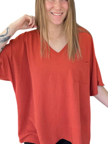 in this moment top in hot coral
