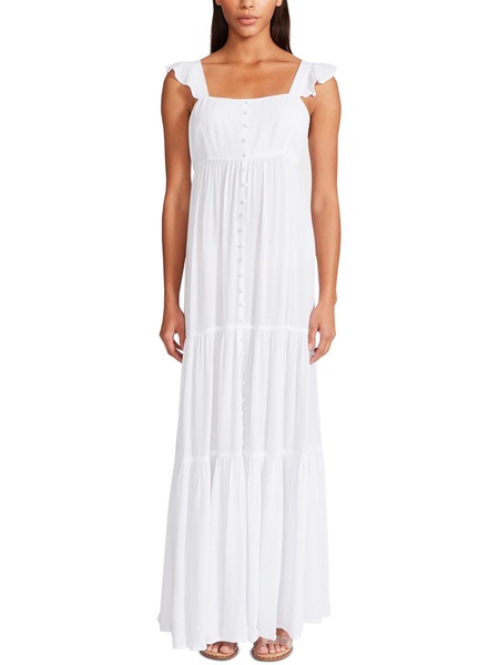 womens square neck long sundress