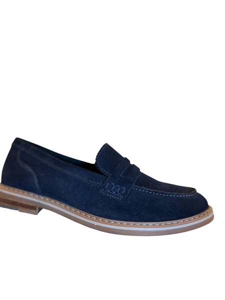 kalendra suede shoes in blue