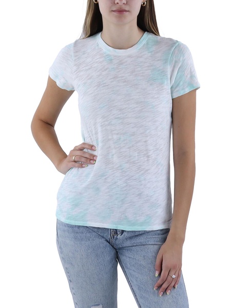 womens striped crewneck t-shirt