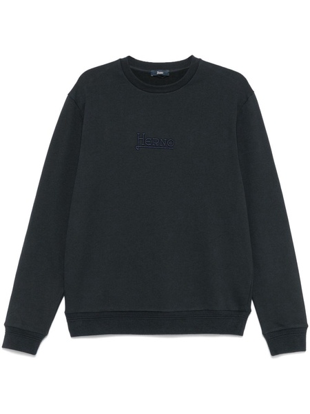 Herno Men Logo Cotton Sweatshirt