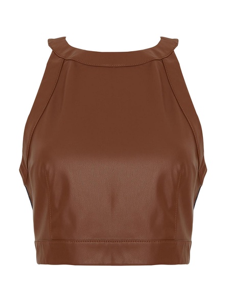 halter neck crop top