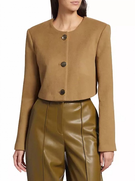 finn jacket in butterscotch