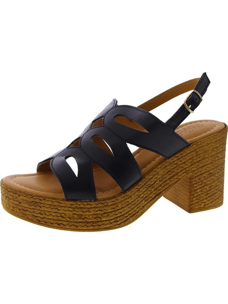 pri womens leather slingback platform sandals