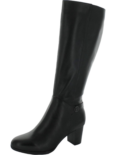 adonnys womens leather tall knee-high boots