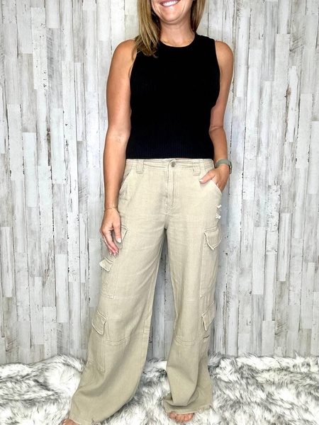 melrose cargo pants in dry herb