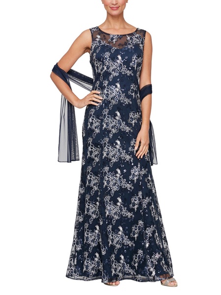 womens sequined sleeveless evening dress