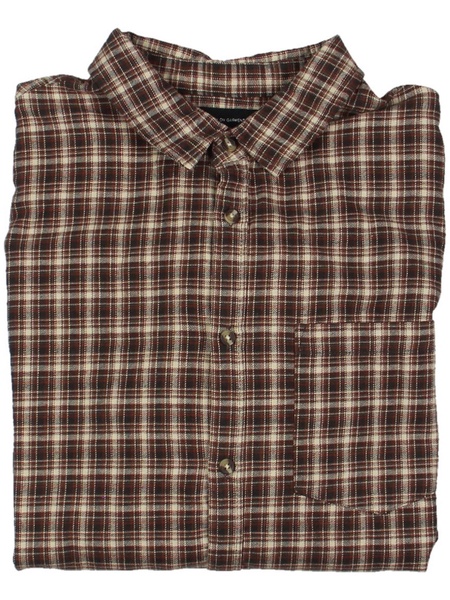 camden mens plaid collared button-down shirt