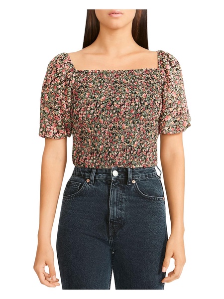 zandia womens floral cropped tube top