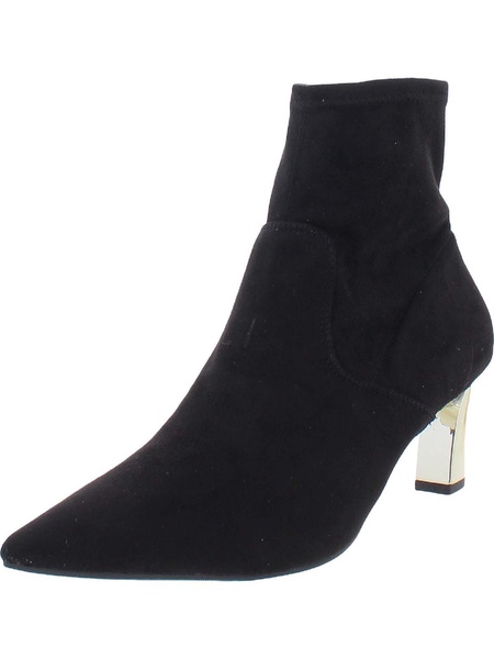 bambey womens faux suede heels ankle boots