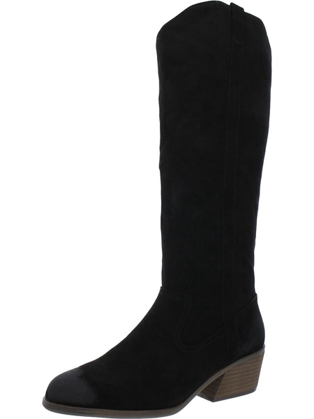 lovely womens faux suede tall knee-high boots