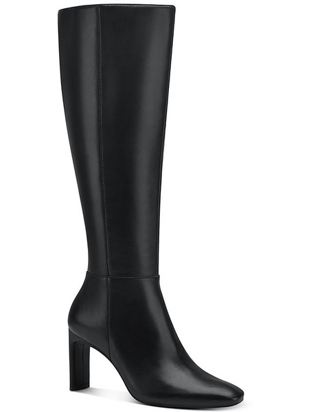 tristanne womens leather tall knee-high boots