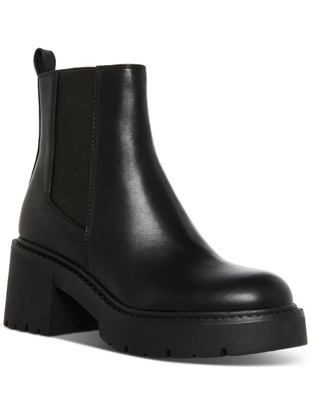 trust womens patent lugged sole chelsea boots