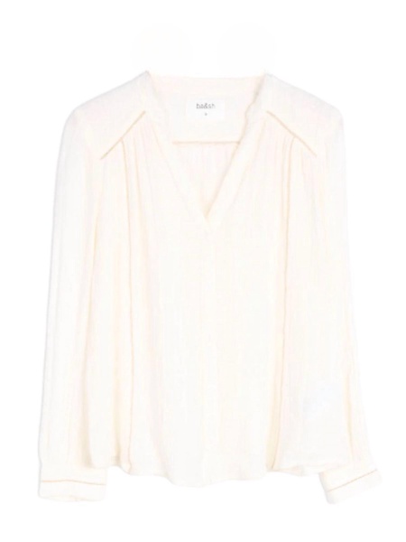 chemise iris shirt in off white
