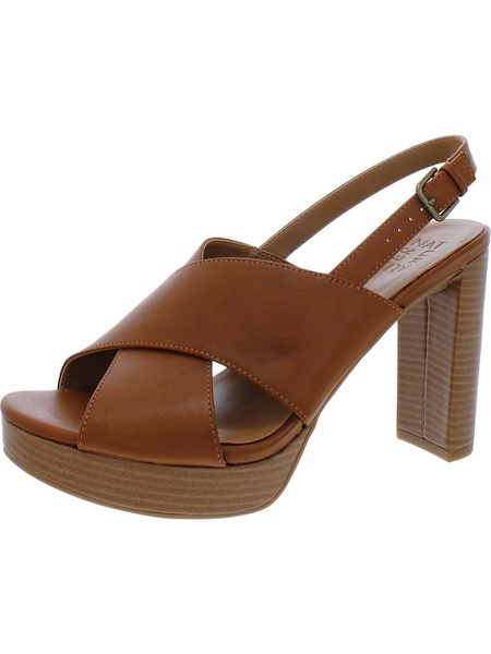 nylah womens faux leather slingback platform sandals