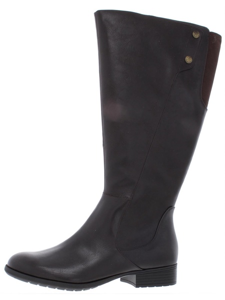 xripley womens faux leather riding boots