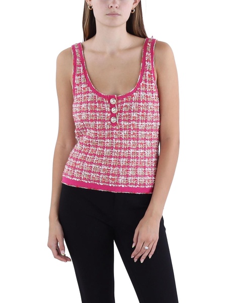 womens tweed summer halter top