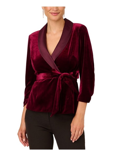 womens satin lapel shawl collar tuxedo jacket