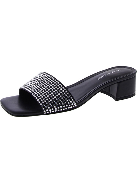 casarea 2 womens faux leather square toe block heel