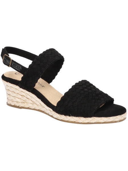 mariella womens faux suede wedge sandals