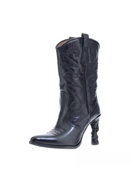 women's fervie leather boot in nero