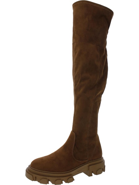 cellie womens faux suede tall over-the-knee boots