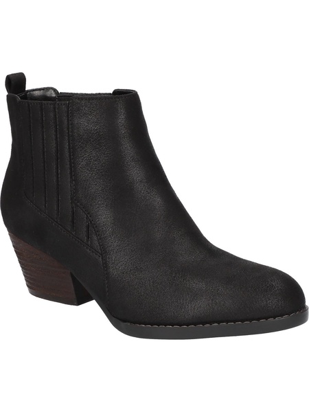 womens ankle round toe chelsea boots