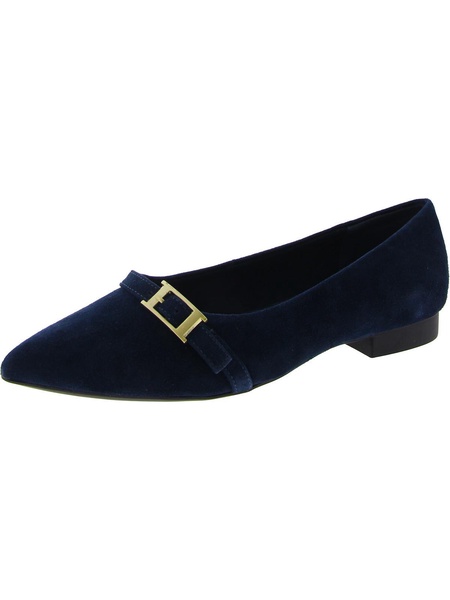 evanna womens suede slip on loafers
