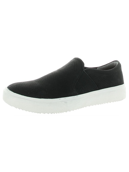 wander up womens leather fashion slip-on sneakers