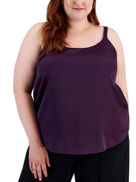 plus womens sleeveless cami tank top