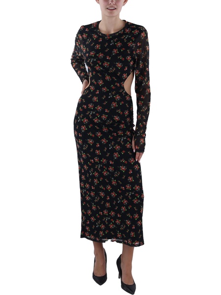 womens full length cut-out maxi dress