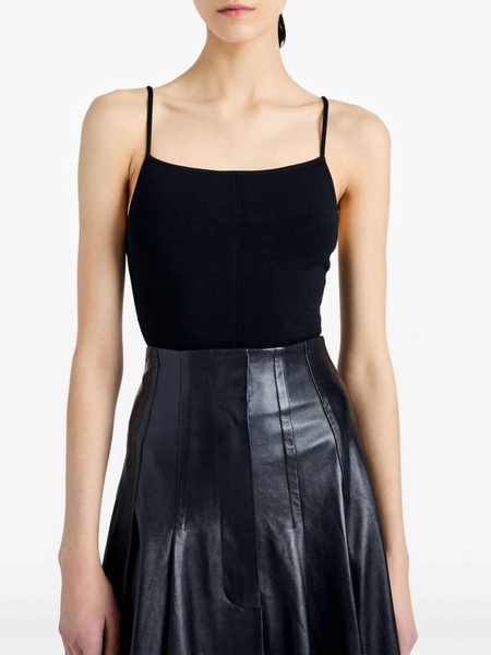 serena knit bodysuit in black